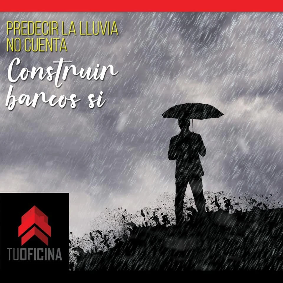 Predecir la lluvia no cuenta; construir barcos sí